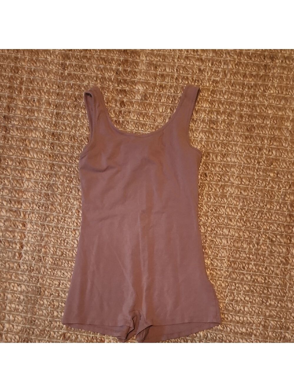 Heart Hips Brown Athleisure Comfy XS Shorts One Piece